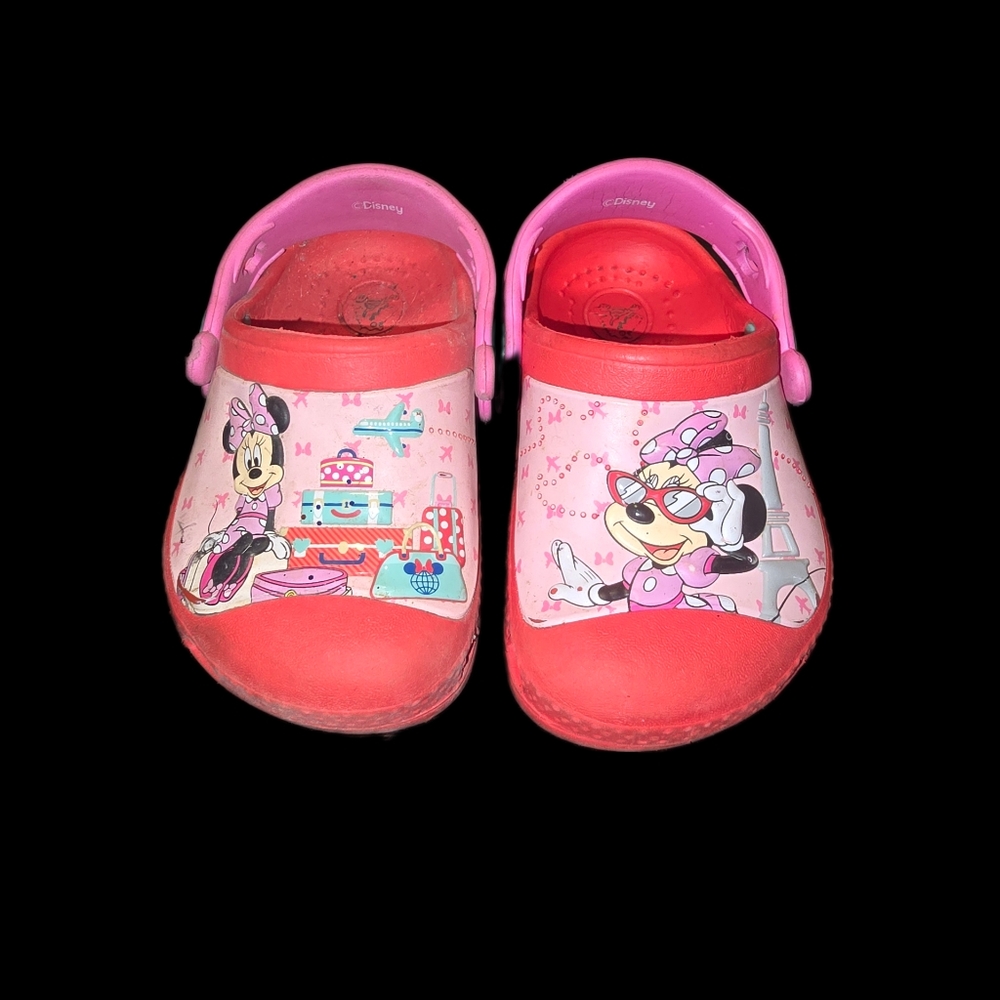 Minnie Mouse Crocs size 4/5c